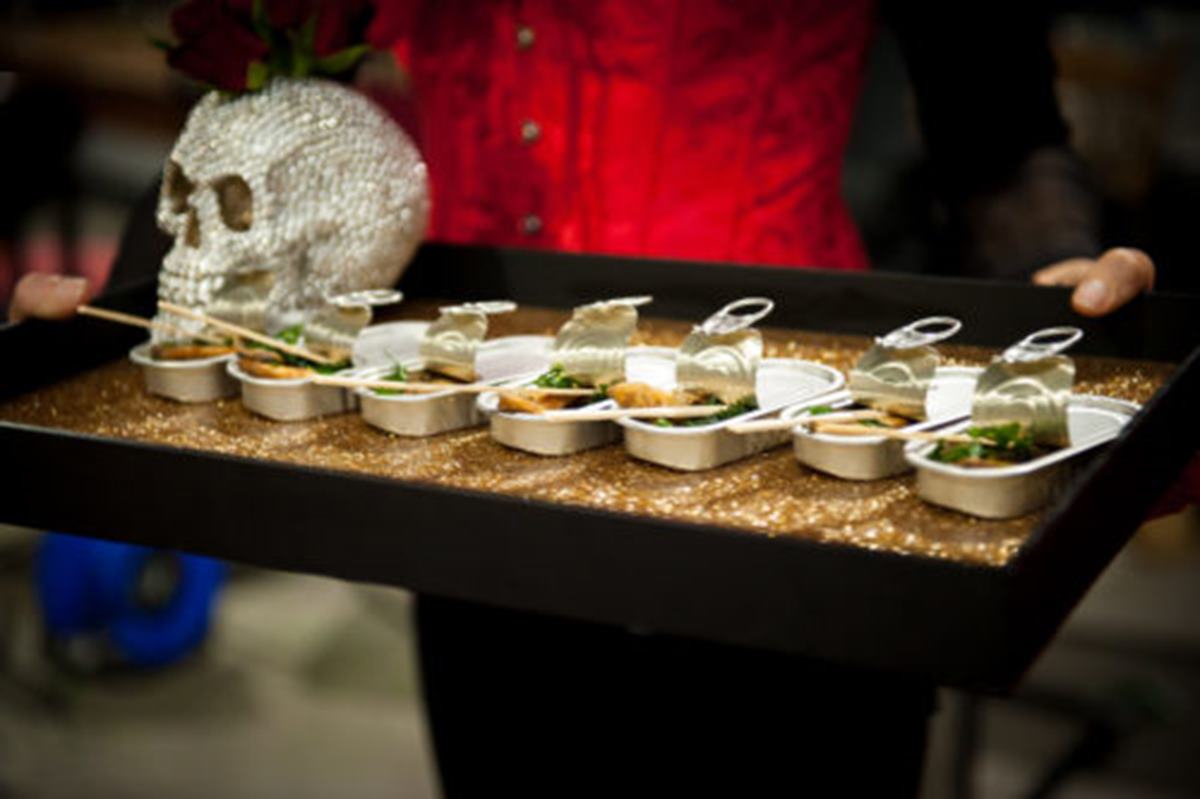 Halloween canapes